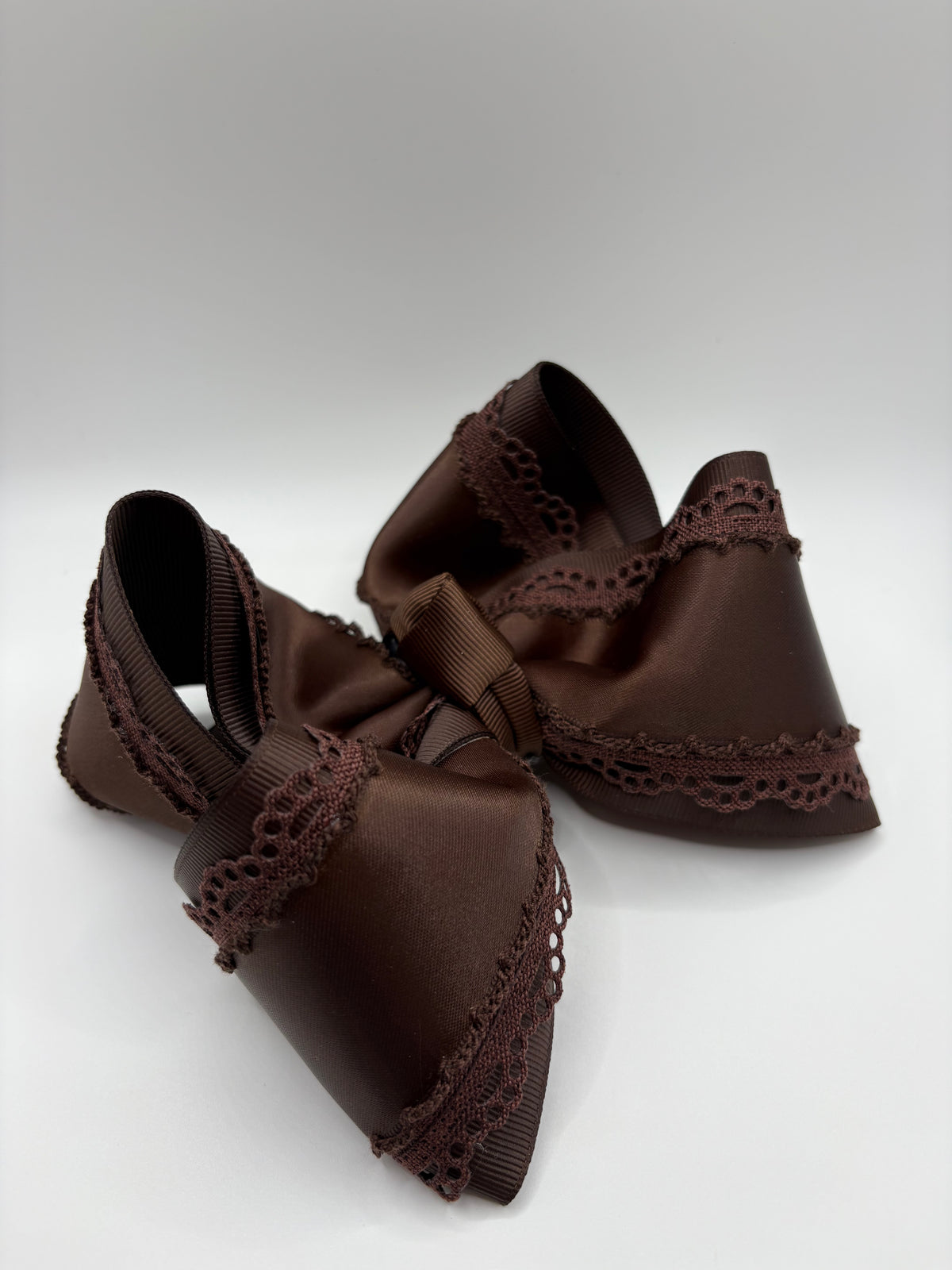 5” Brown Satin